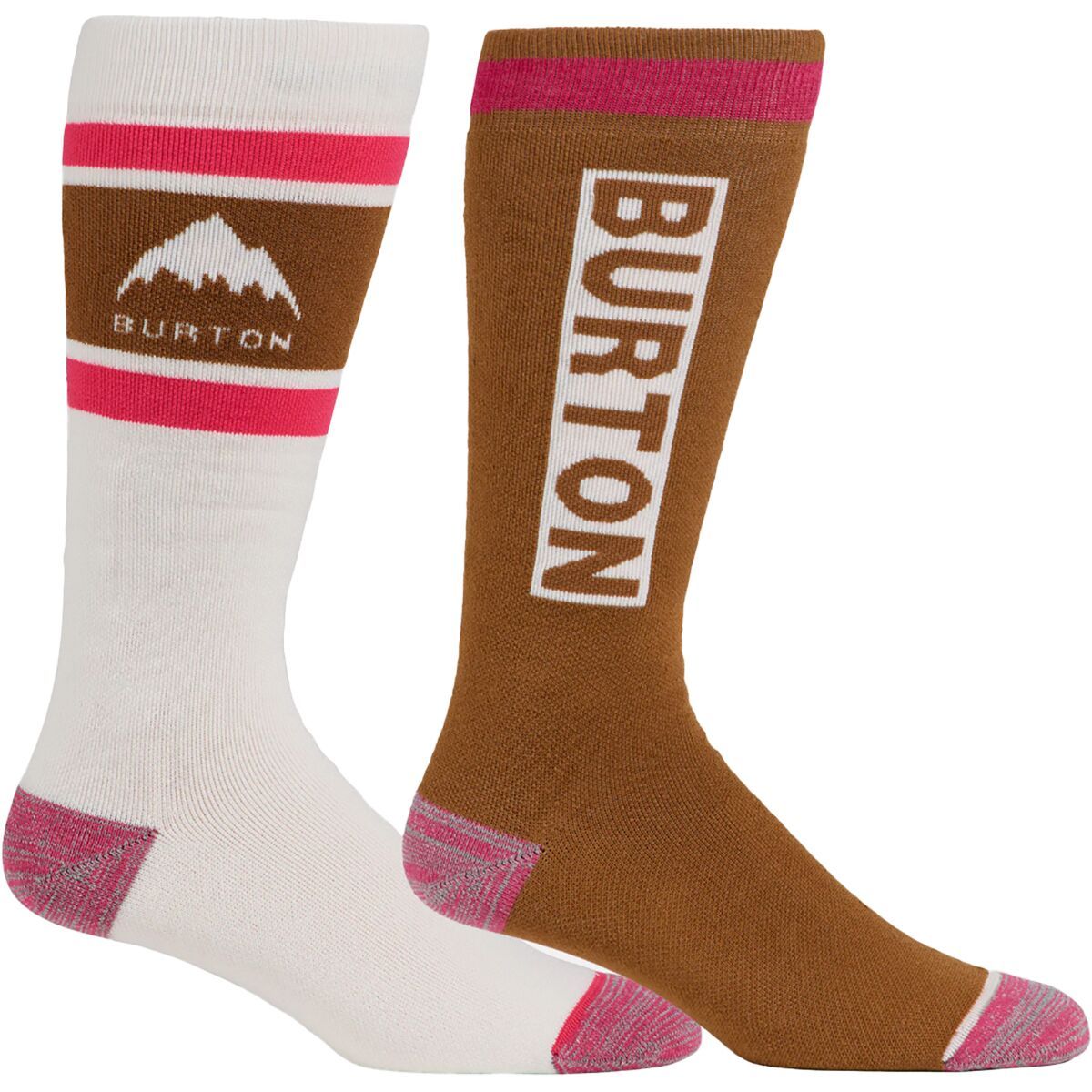 Image of Burton Weekend Midweight Sock - 2-Pack - Women's Chestnut Brown, S/M