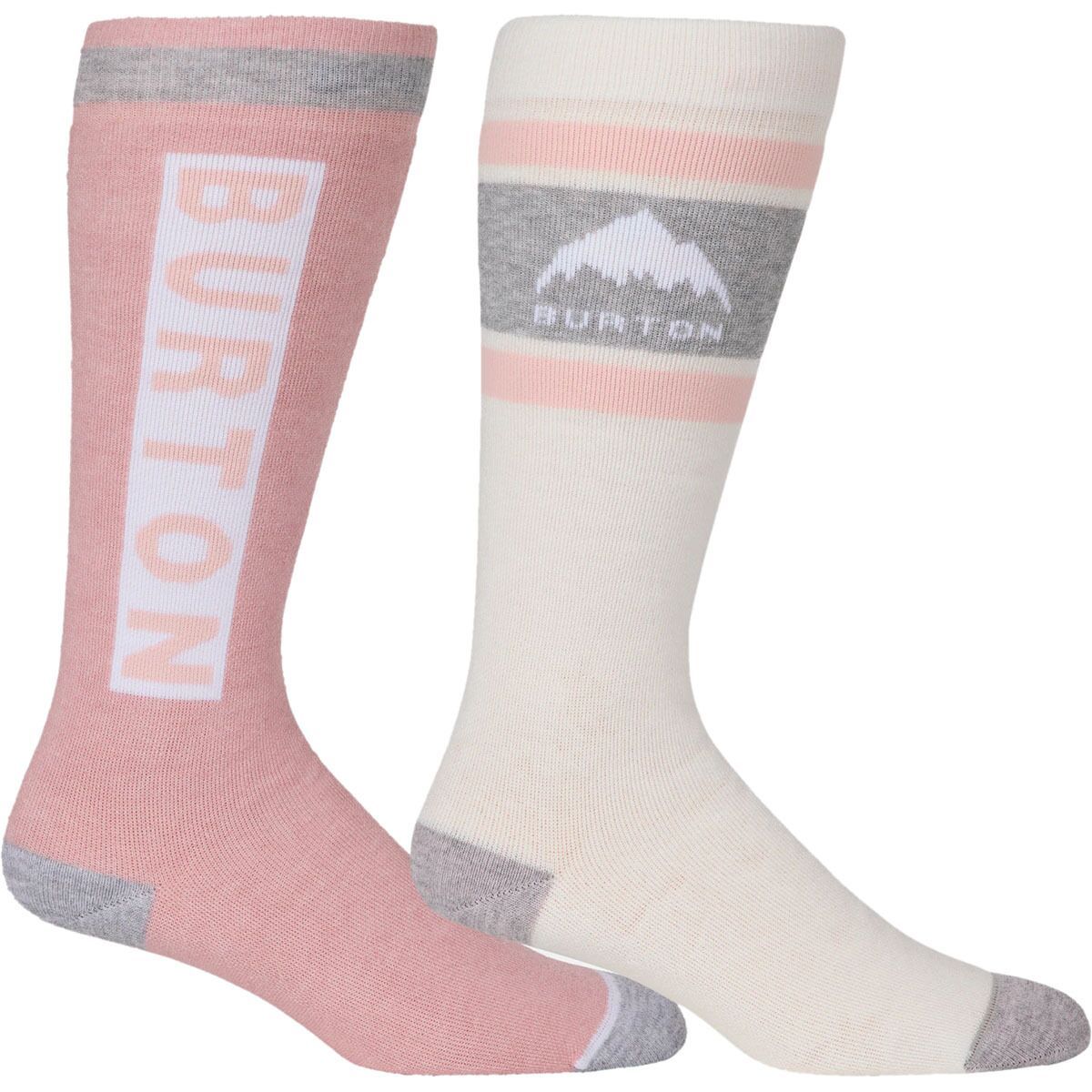 Image of Burton Weekend Midweight Sock - 2-Pack - Women's Stout White, S/M
