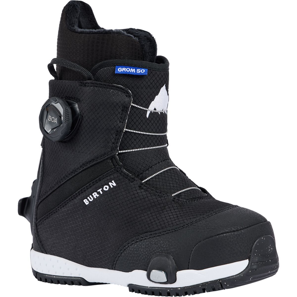 Image of Burton Grom Step On Snowboard Boot - 2026 - Kids' Black, 13.0