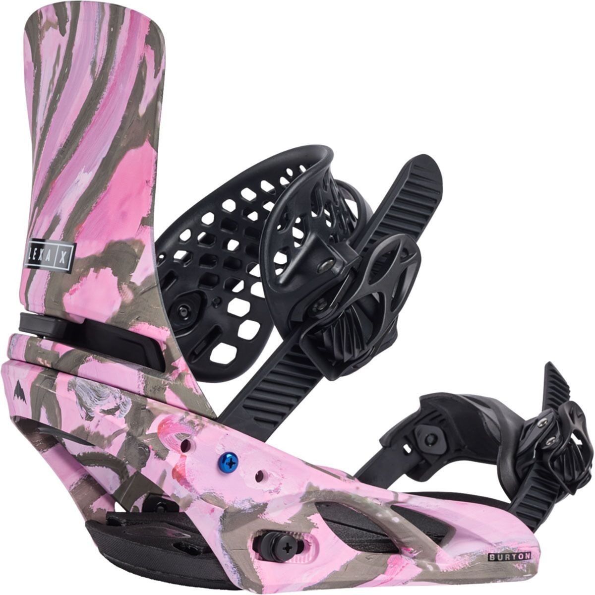 Burton Lexa X Re:Flex Snowboard Binding - 2025 - Women's Gray/Pink, L