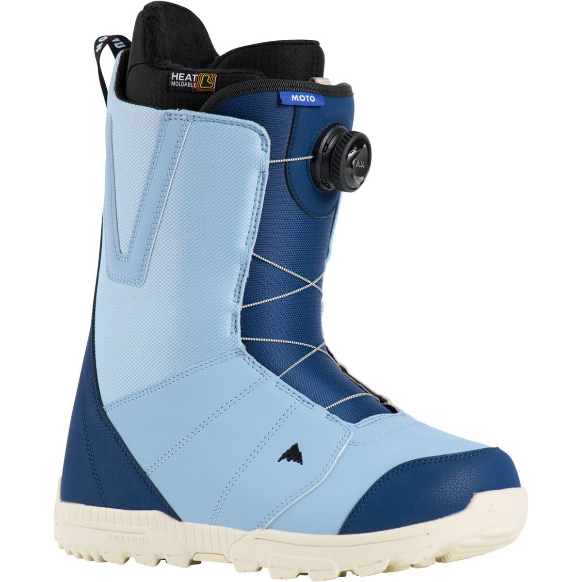 Burton Moto BOA Snowboard Boot - 2025 Nightfall/Dusty Blue, 14.0