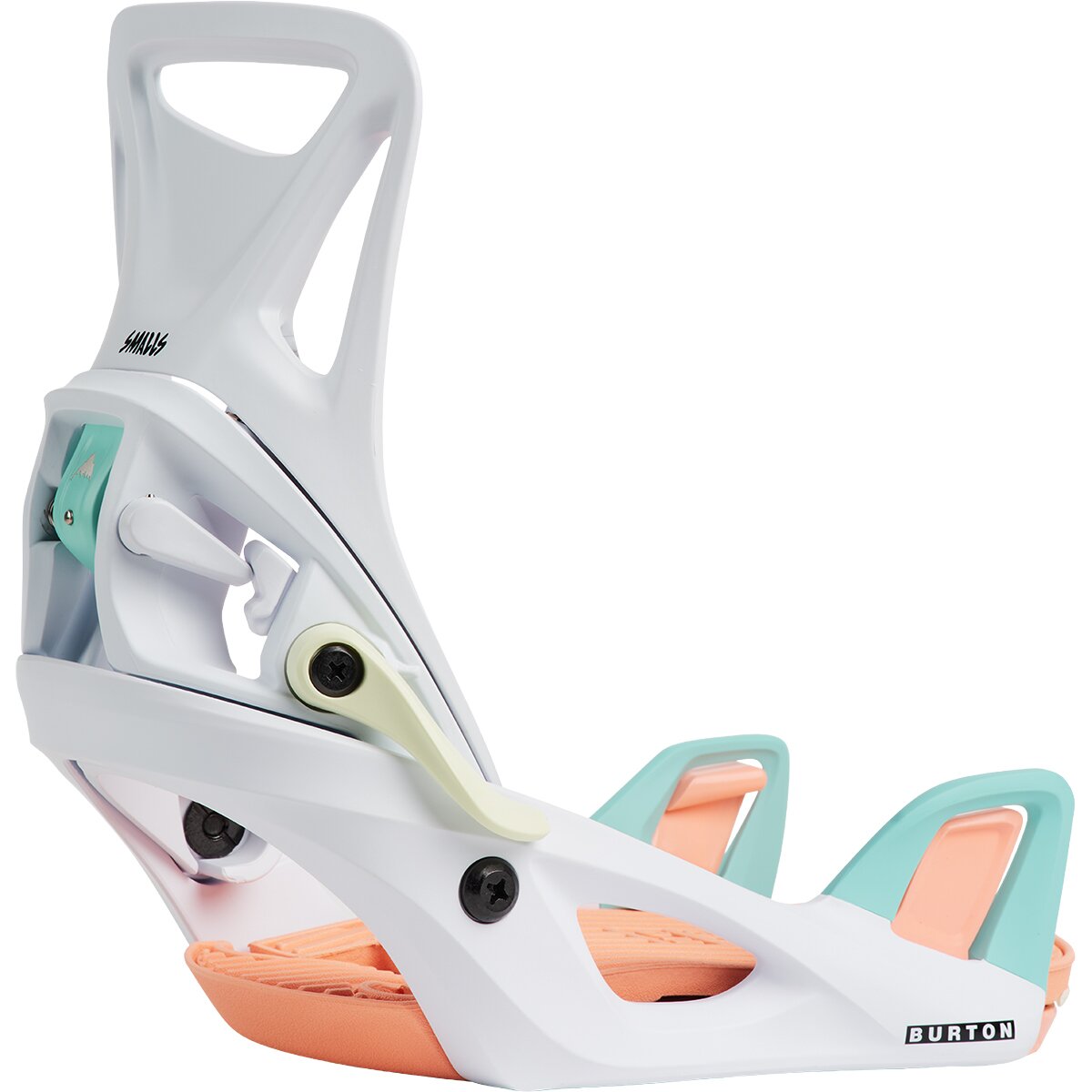 Image of Burton Step On Re:Flex Snowboard Binding - 2027 - Kids' White/Multi, L