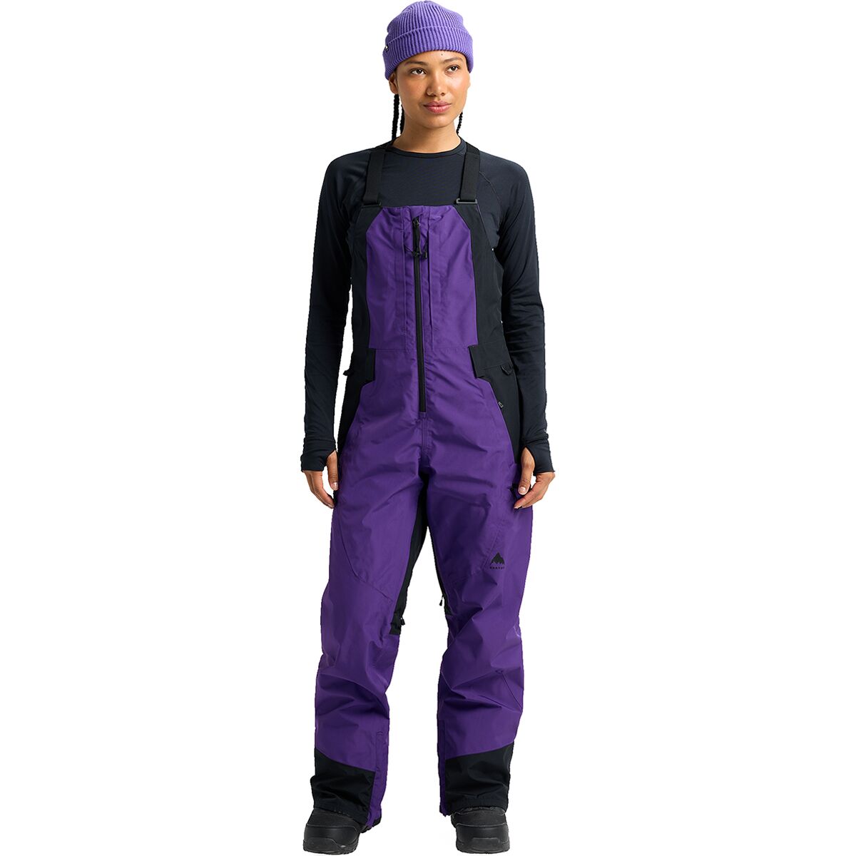 Image of Burton GORE-TEX Reserve Bib Pant - Women's Prism Violet/True Black, XS