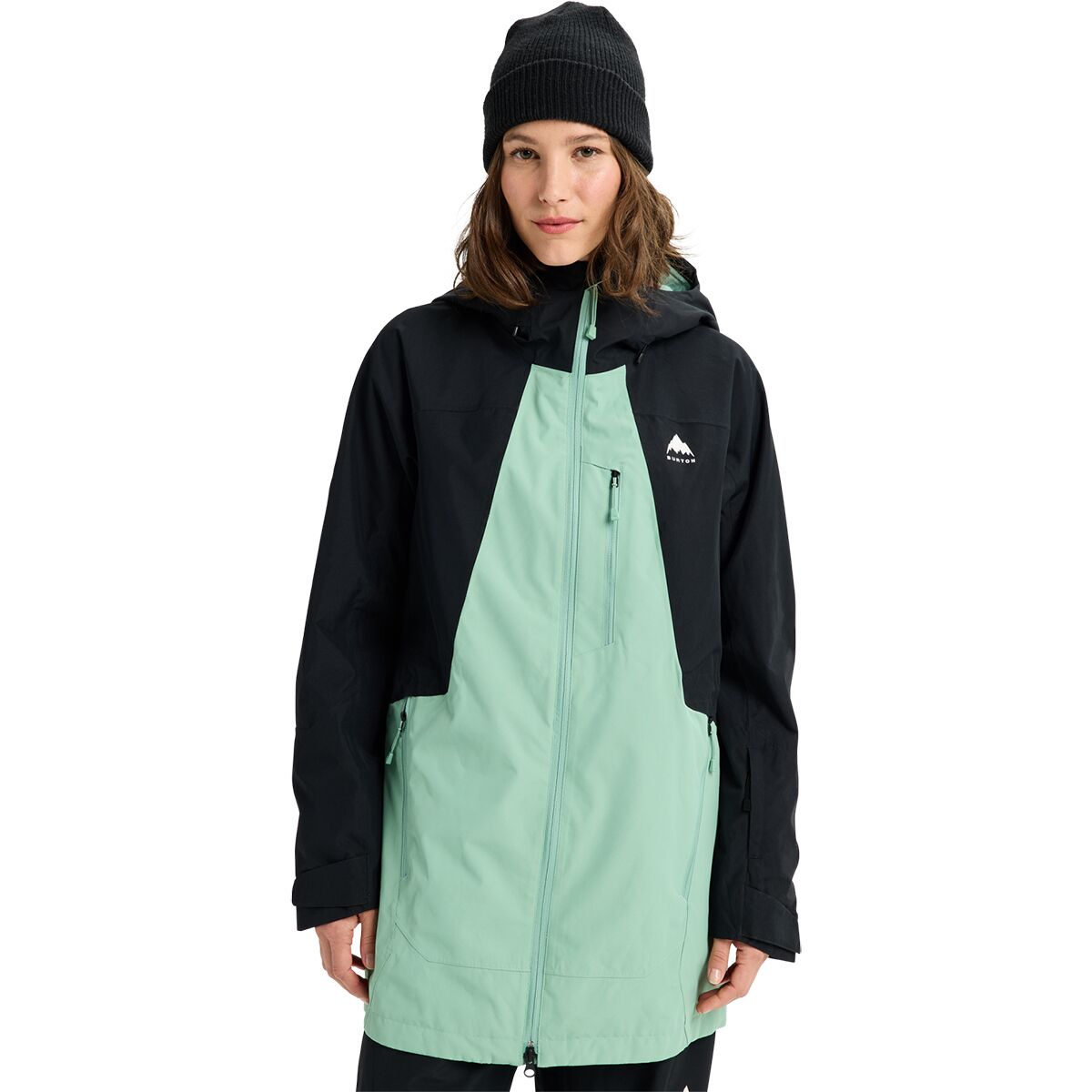 Image of Burton Reserve Jacket - Women's True Black/Soft Sage, L