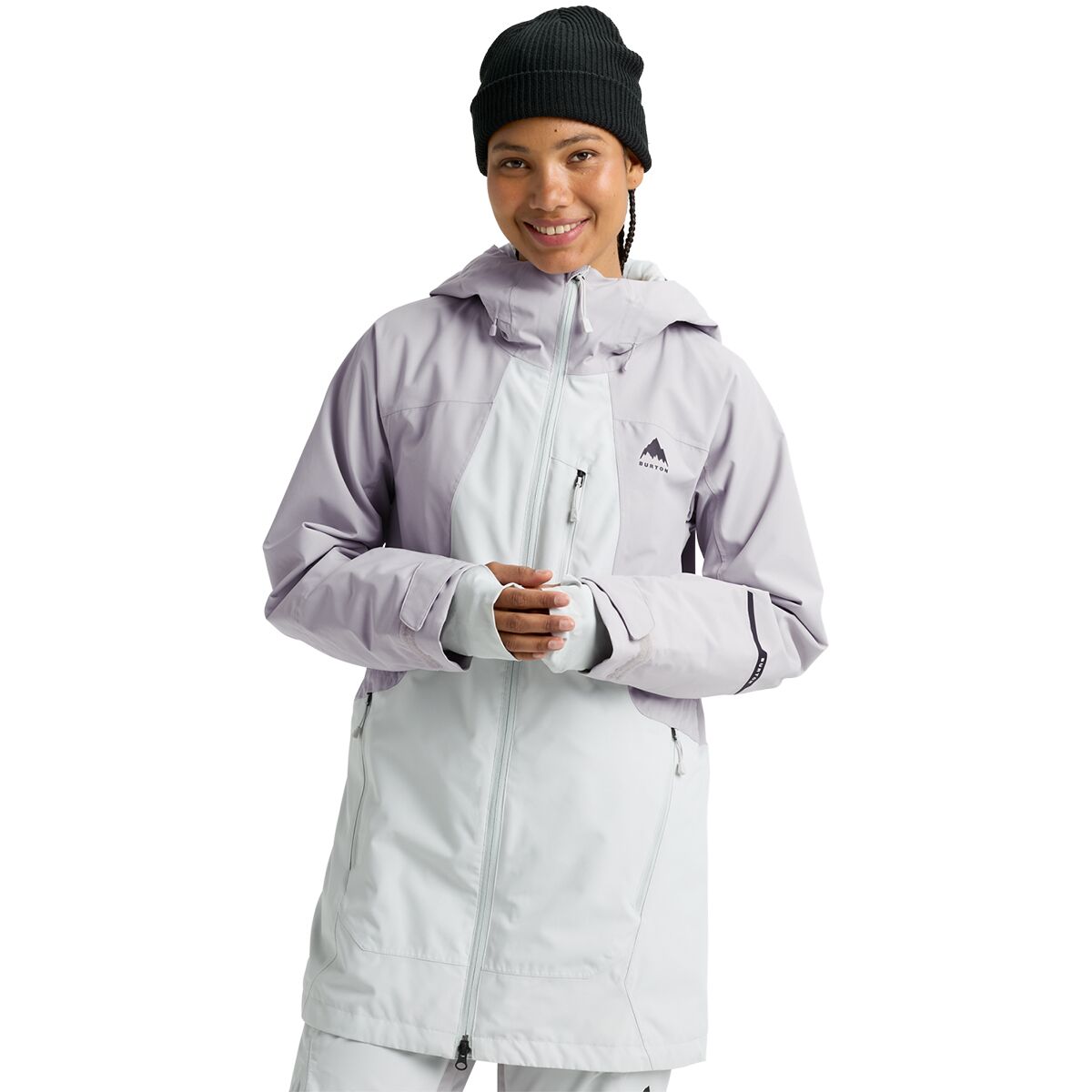Image of Burton Reserve Jacket - Women's Washed Lavender/Gray Cloud, L