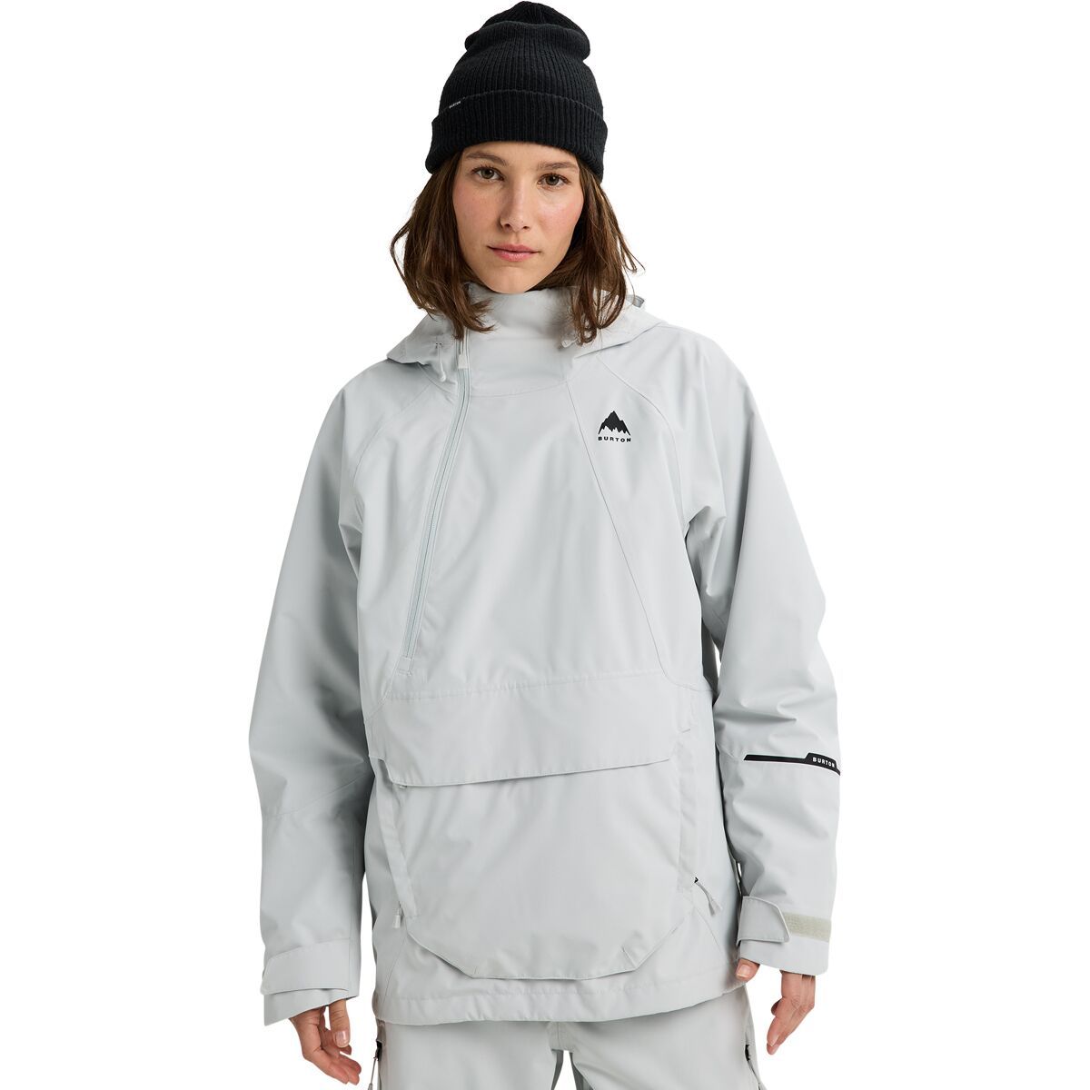 Image of Burton Reserve Relaxed Anorak - Women's Gray Cloud, S