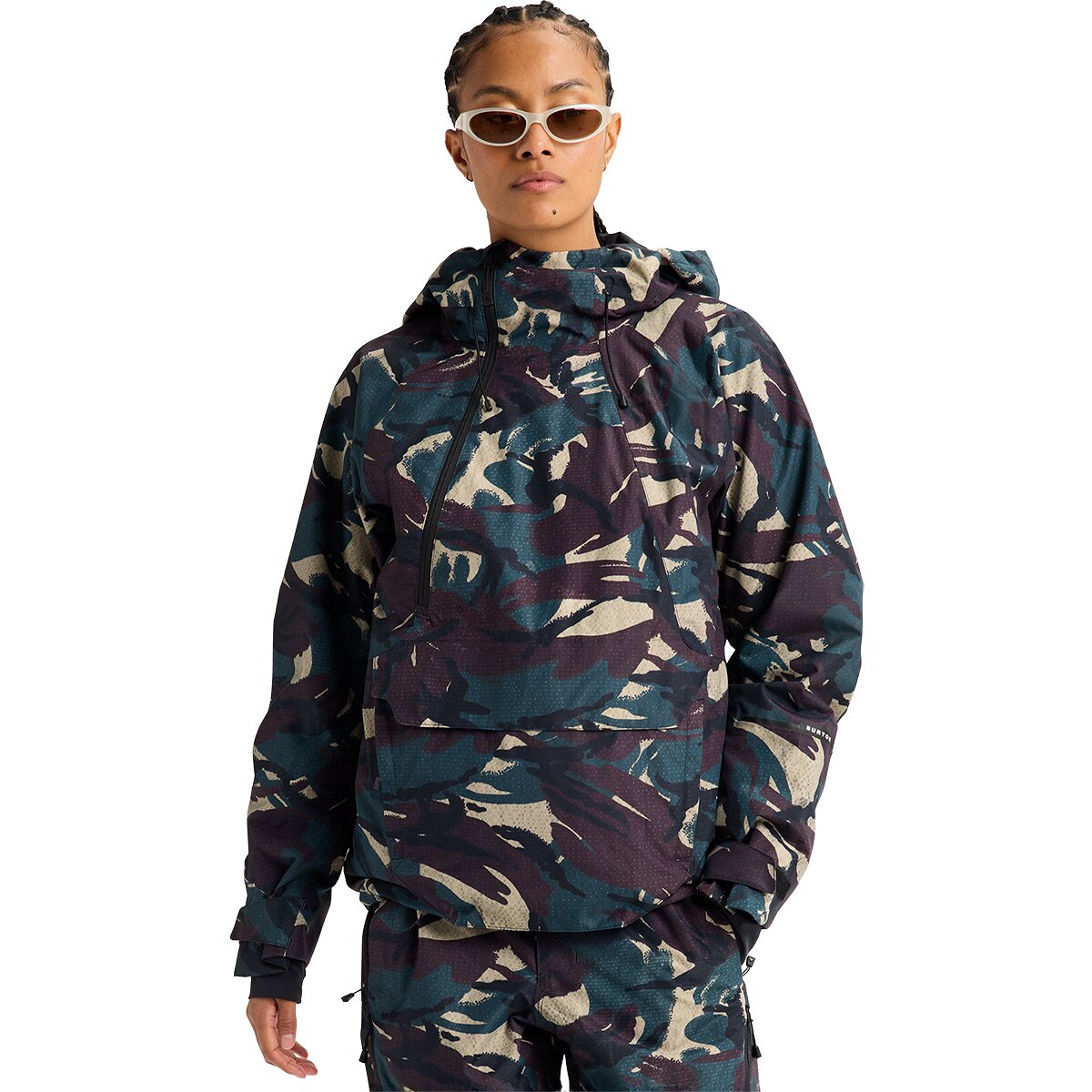 Image of Burton Reserve Relaxed Anorak - Women's Seersucker Camo, S