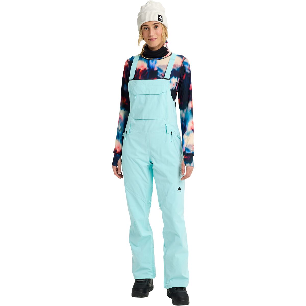 Image of Burton Reserve Slim Bib Pant - Women's Light Teal, XL