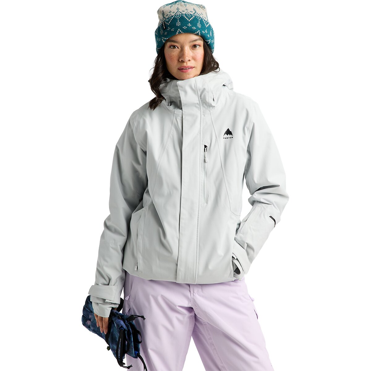 Image of Burton Reserve Slim Insulated Jacket - Women's Gray Cloud, S