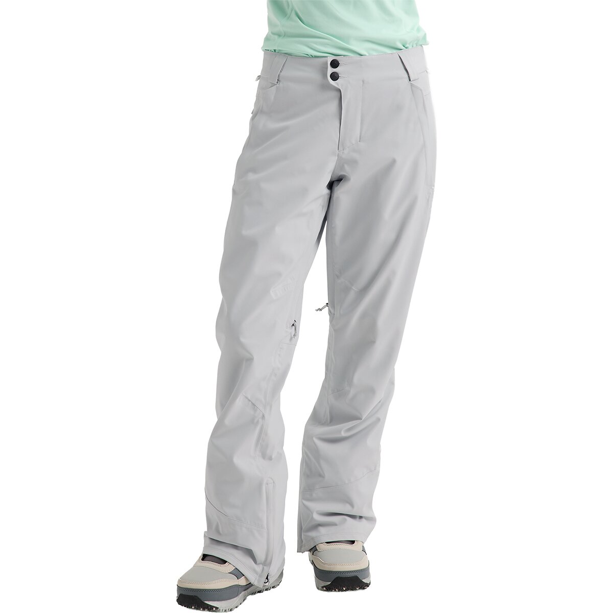 Image of Burton Reserve Slim Pant - Women's Gray Cloud, S/Reg