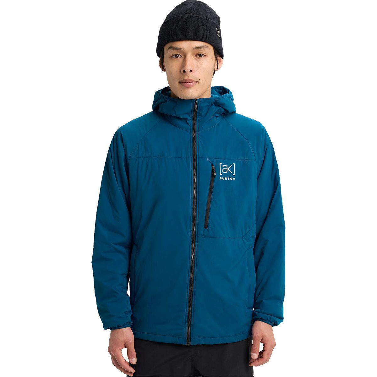 Image of Burton AK Helium Hooded Stretch Inslulated Jacket - Men's Blue Teal, S