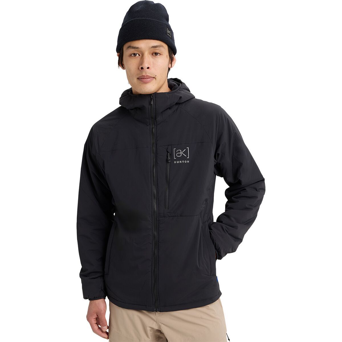 Image of Burton AK Helium Hooded Stretch Inslulated Jacket - Men's True Black, S