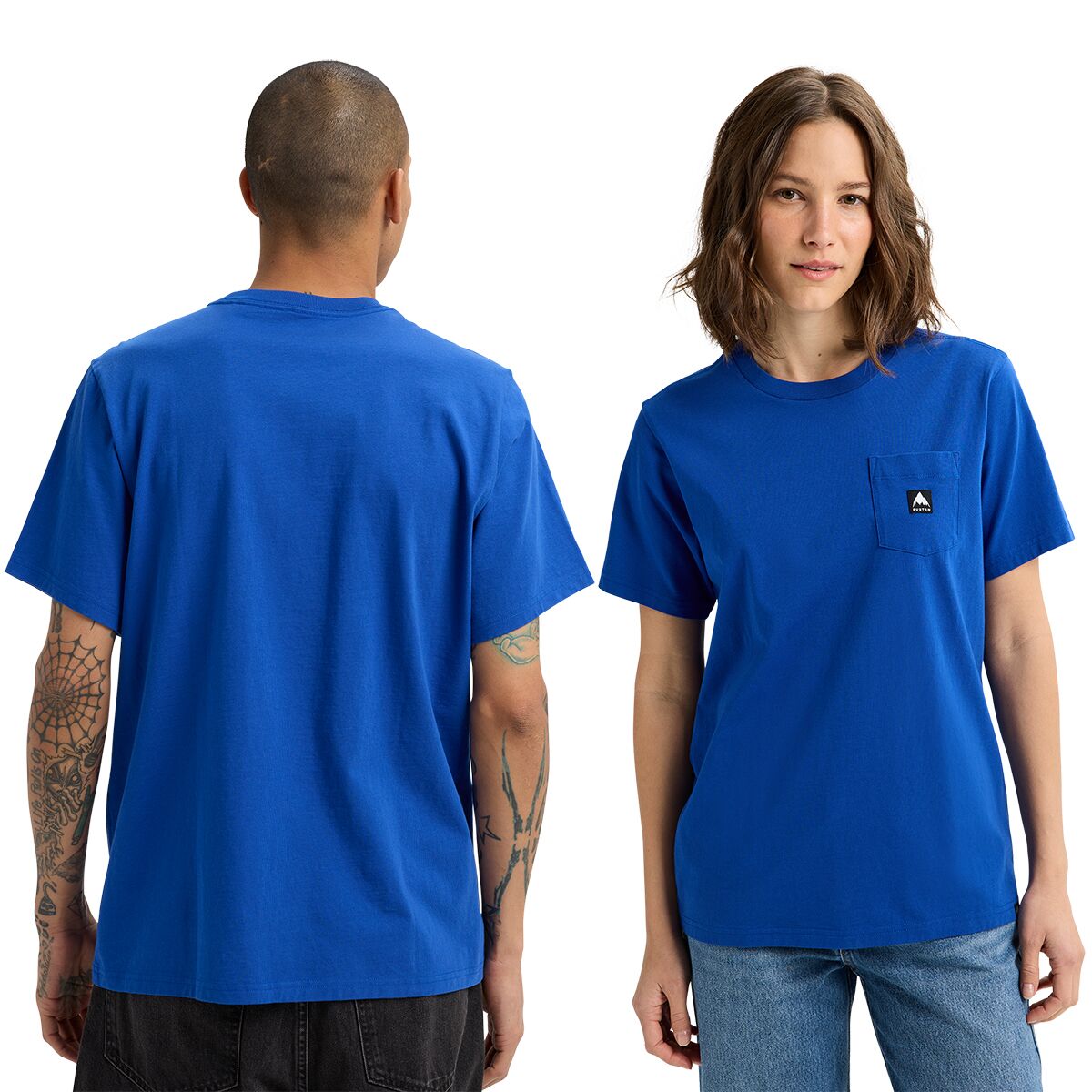 Image of Burton Colfax Short-Sleeve T-Shirt Jake Blue, M