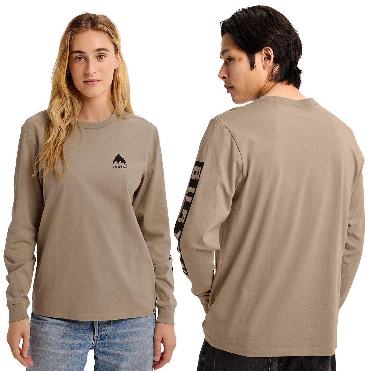 Image of Burton Elite Long-Sleeve T-Shirt Summit Taupe, L