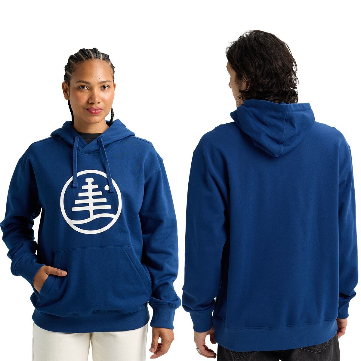 Image of Burton Family Tree Pullover Hoodie Nightfall, L