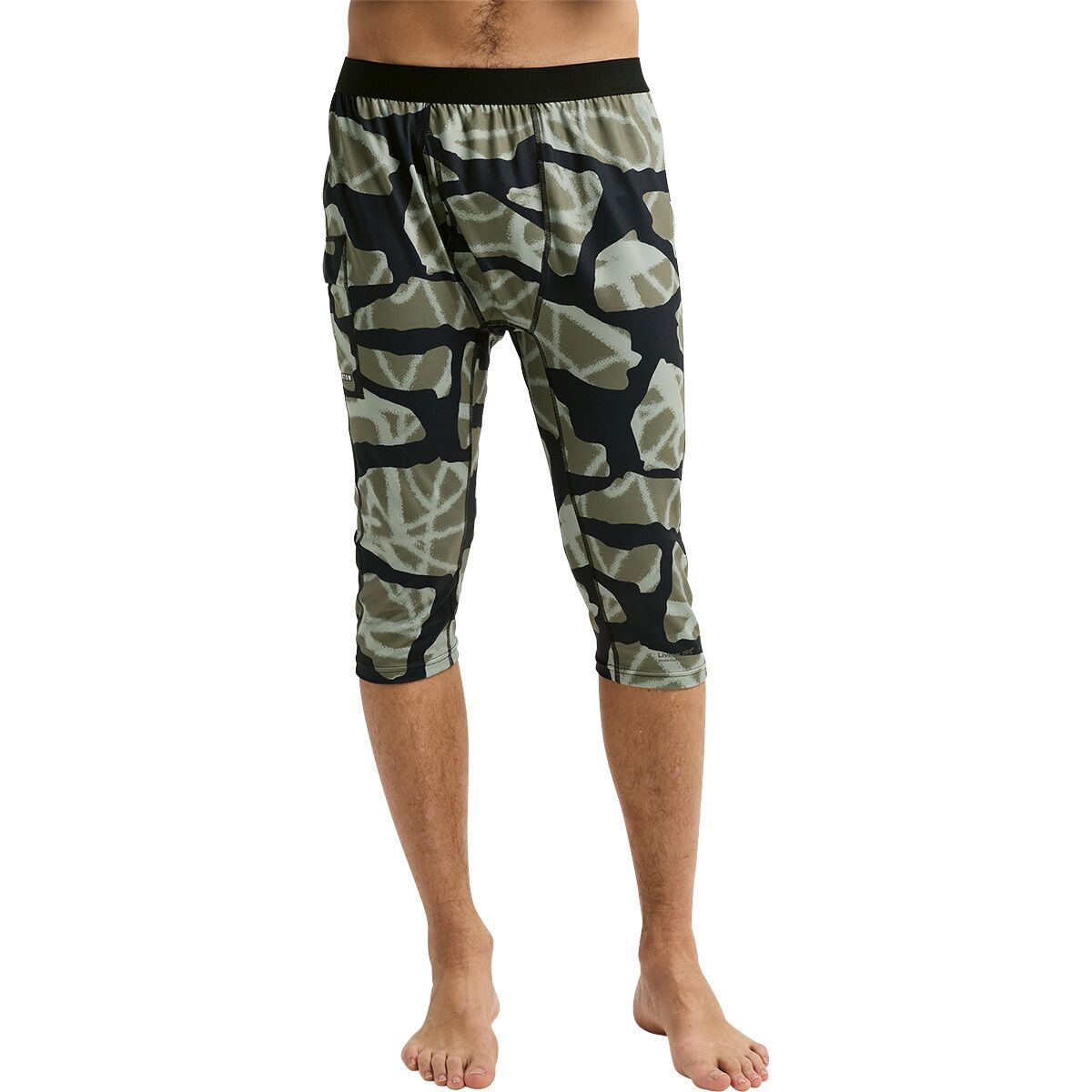 Image of Burton Midweight X Base 3/4 Pant - Men's Graffiti Camo, M