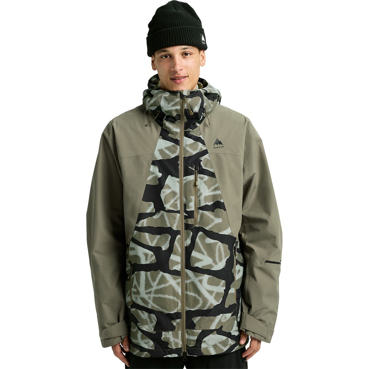 Image of Burton Reserve 2L Jacket - Men's Graffiti Camo/Forest Moss, M