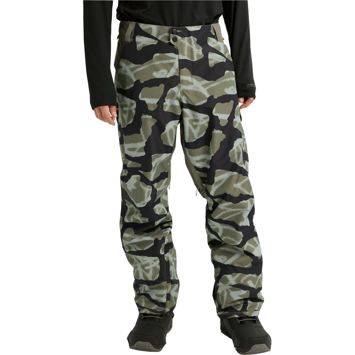 Burton Reserve 2L Pant - Men's Graffiti Camo/Forest Moss, XL/Reg