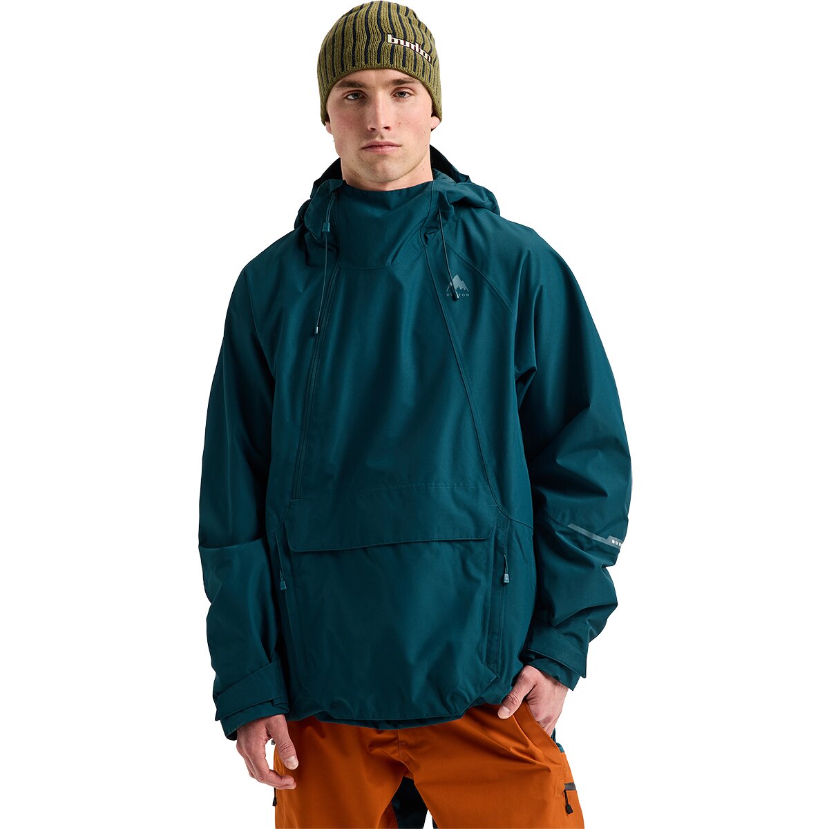 Image of Burton Reserve 2L Relaxed Anorak - Men's Atlantic Teal, XL
