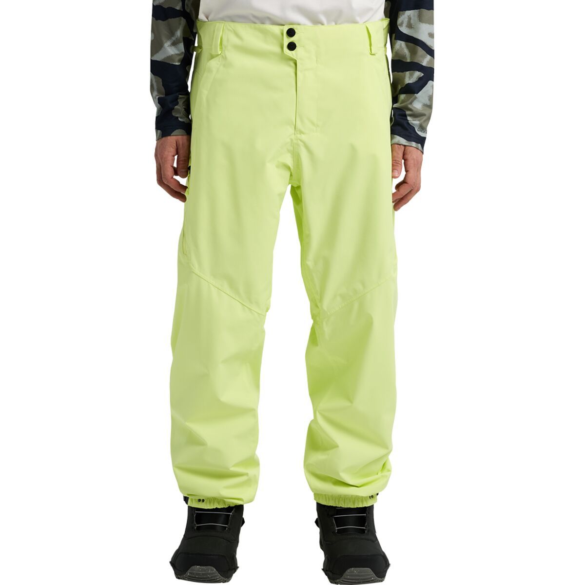 Image of Burton Reserve 2L Relaxed Pant - Men's Glow Yellow Green, L