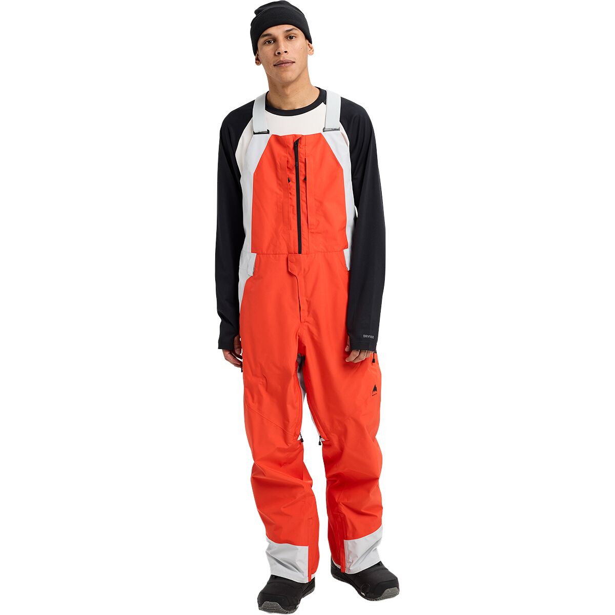 Image of Burton Reserve GORE-TEX 2L Bib Pant - Men's Fiesta Red/Gray Cloud, XXL/Reg