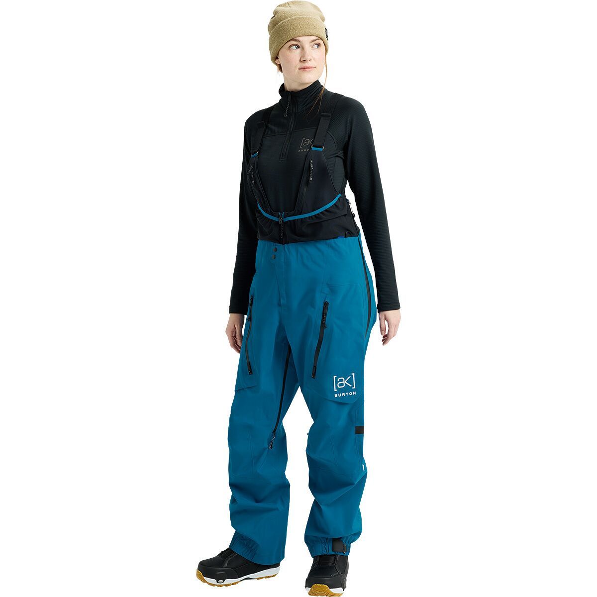 Image of Burton AK Acamar GORE-TEX PRO 3L Bib Pant - Women's Blue Teal, XL