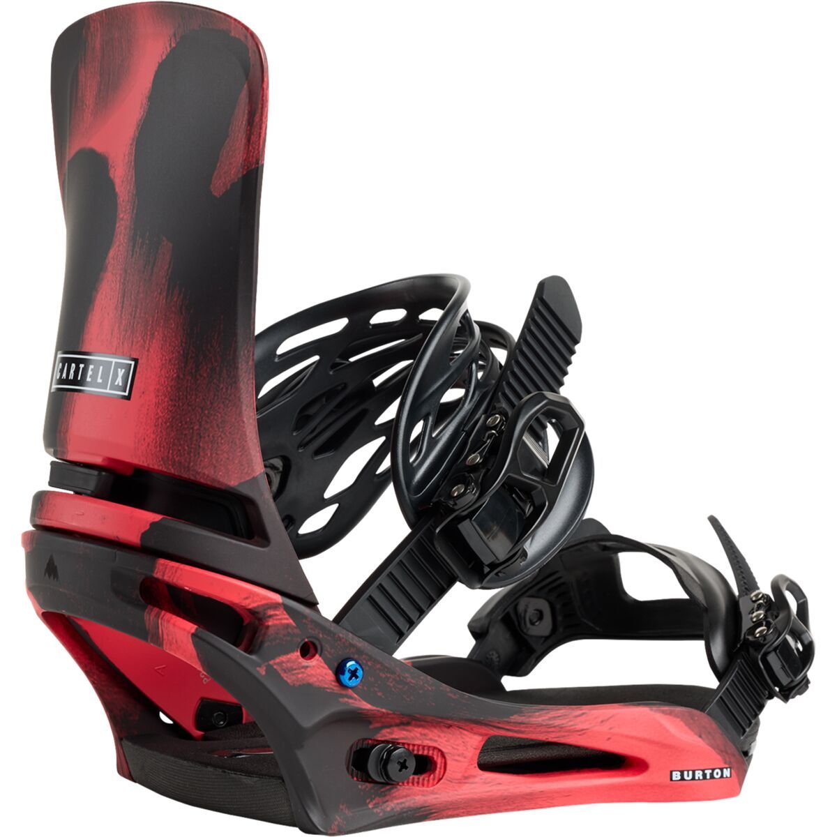 Image of Burton Cartel X Snowboard Binding - 2026 Black/Red, M