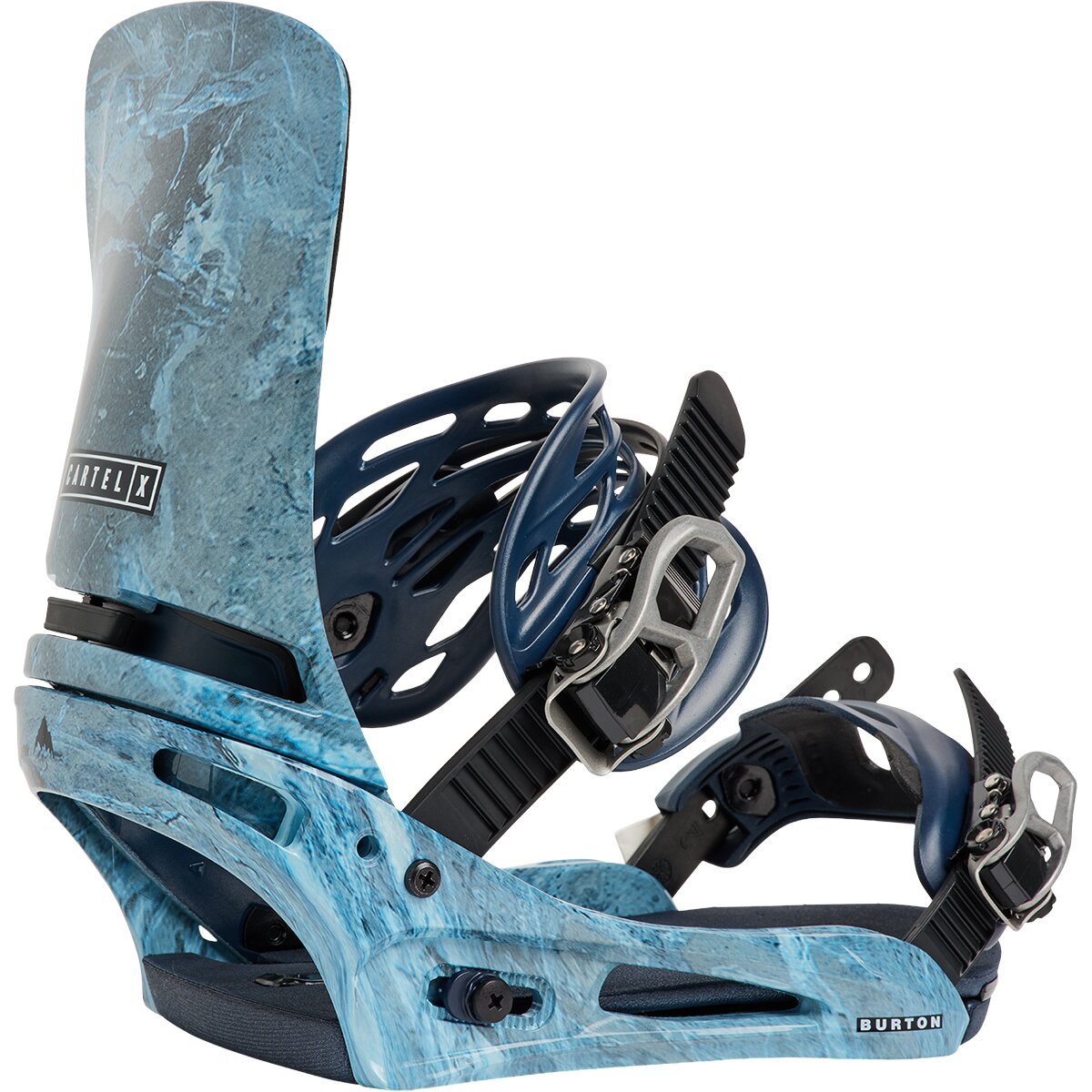Image of Burton Cartel X Snowboard Binding - 2027 Marbled Stone, M