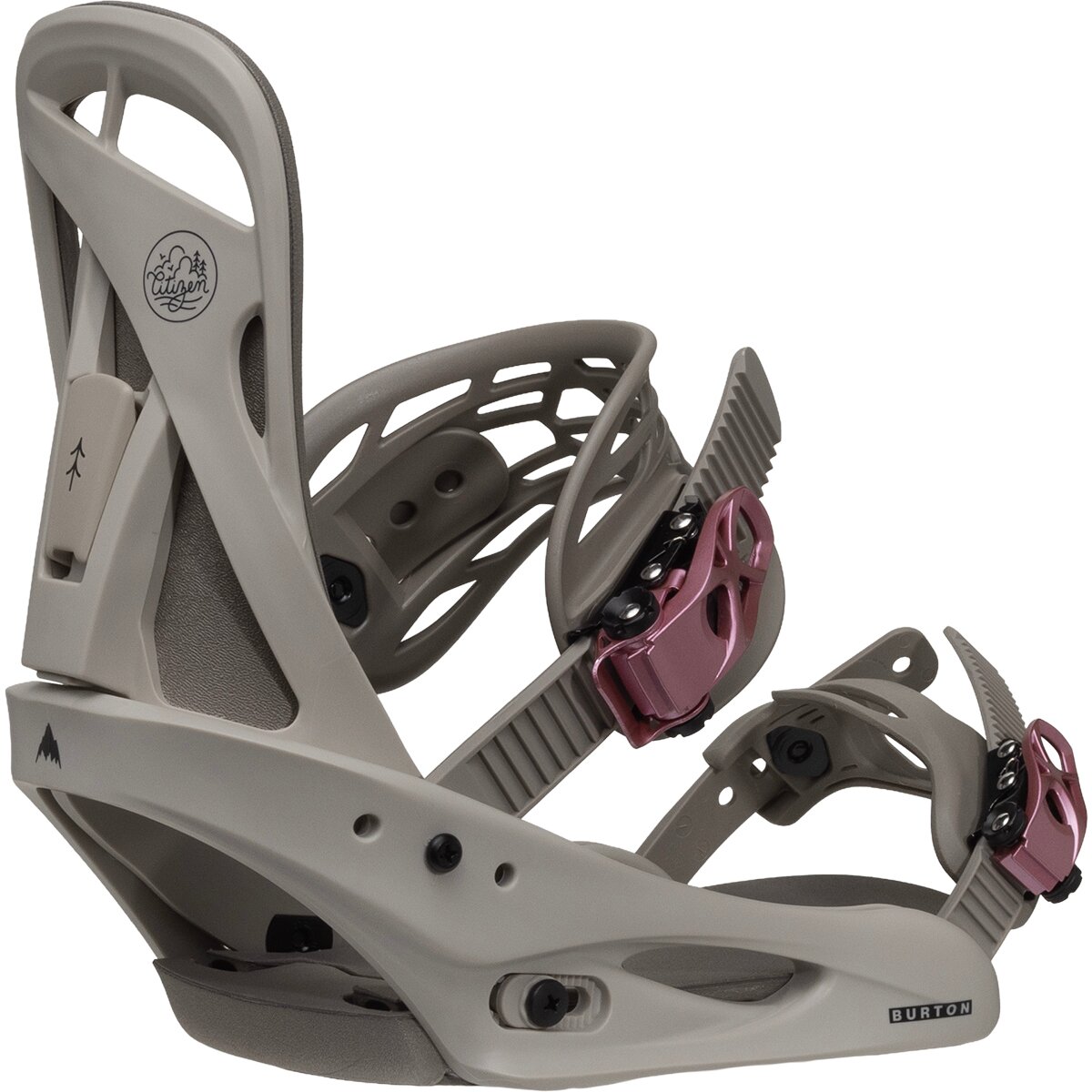 Image of Burton Citizen Re:Flex Snowboard Binding - 2027 - Women's Chinchilla Gray, L