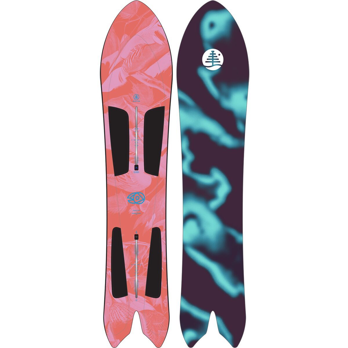 Image of Burton Family Tree 3D Channel Surfer Snowboard - 2026 One Color, 156cm