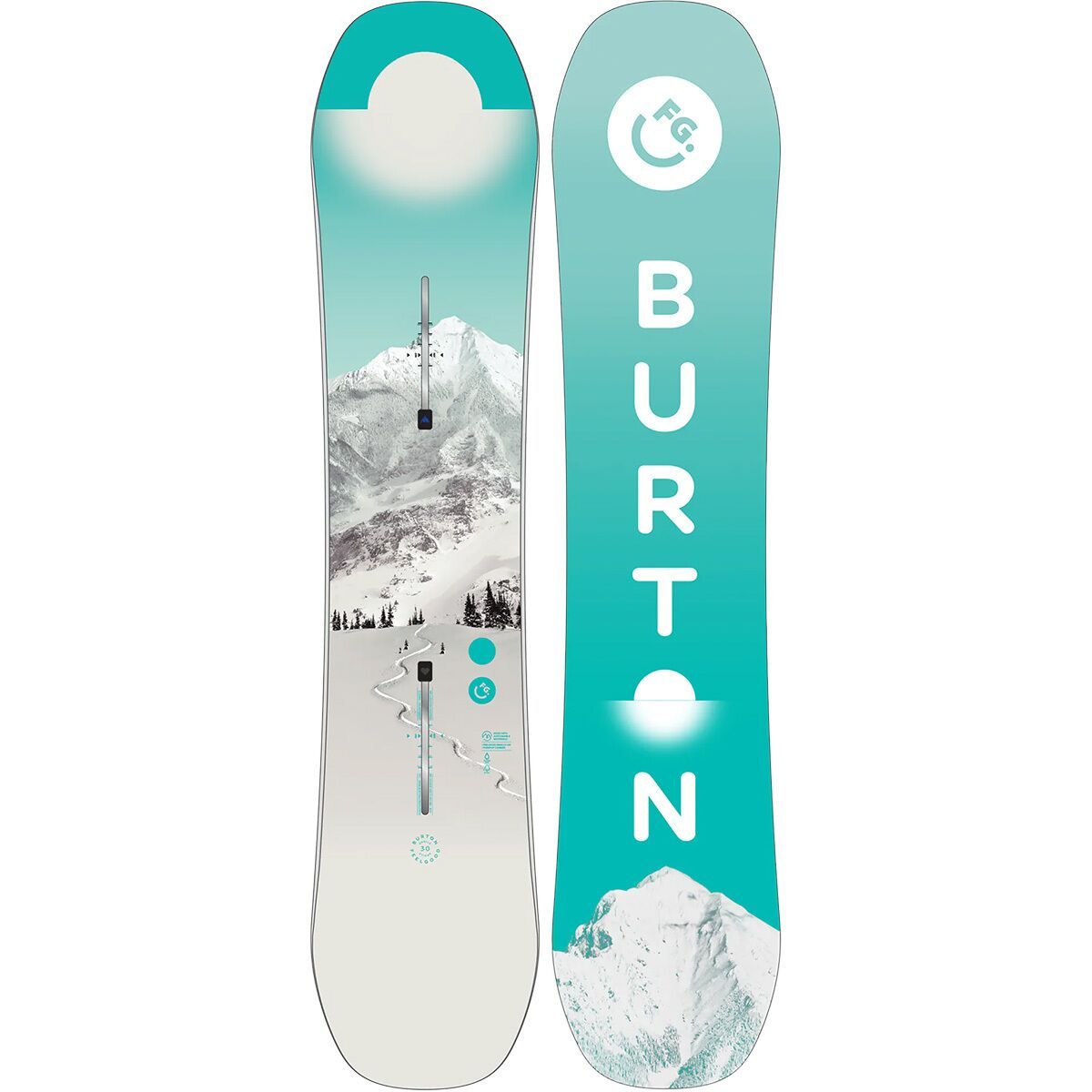 Image of Burton Feelgood Smalls Snowboard - 2026 - Girls' One Color, 130cm