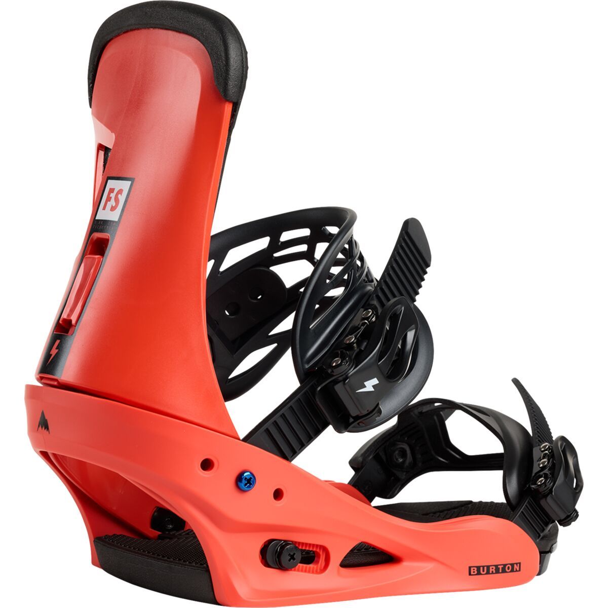 Burton Freestyle Snowboard Bindings in Fiesta Red