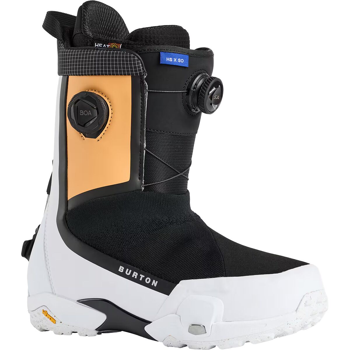 Image of Burton Highshot X Step On Snowboard Boot - 2026 - Men's Orange Cream/Multi, 9.5