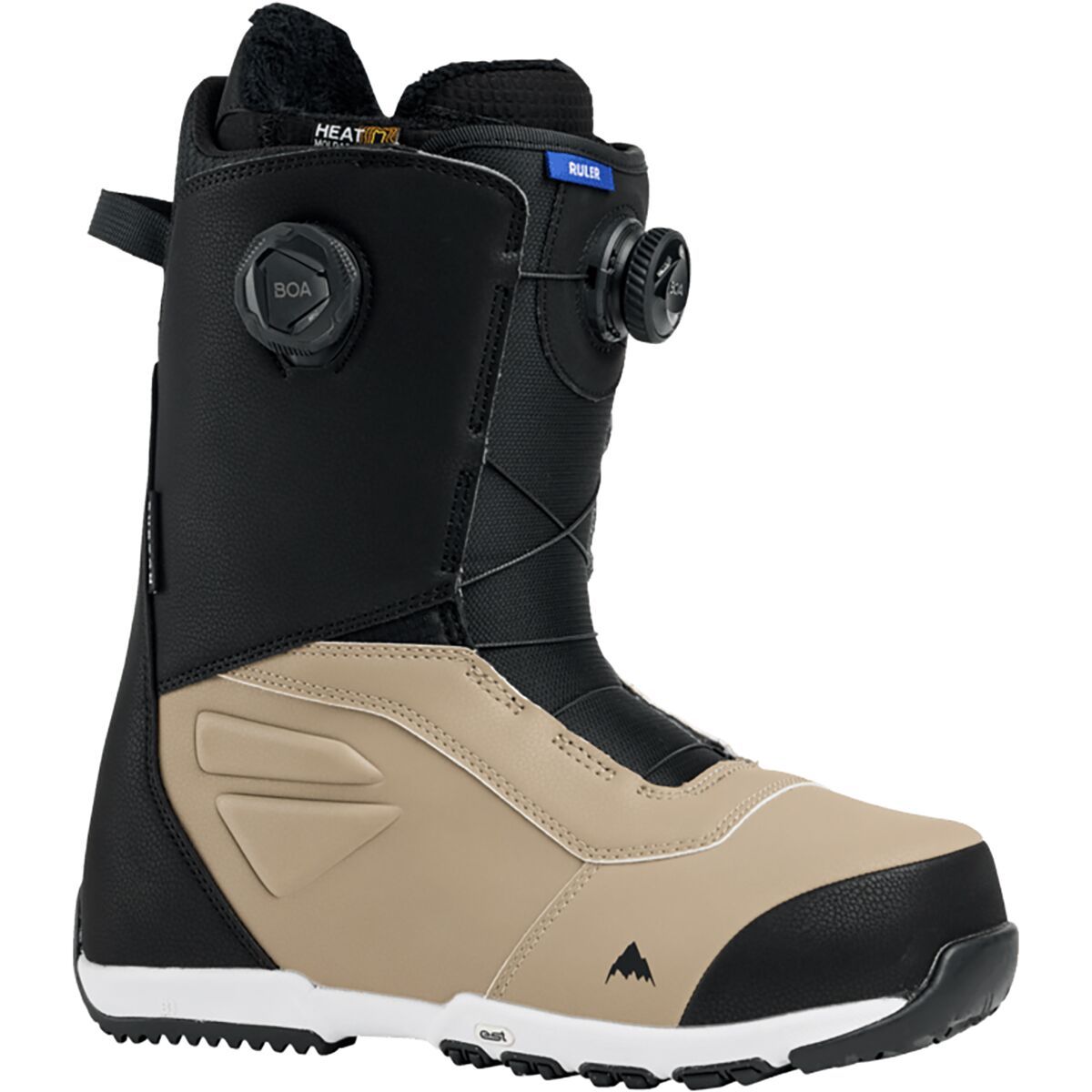 Image of Burton Ruler Boa Snowboard Boot - 2026 - Men's Black/Summit Taupe, 10.5