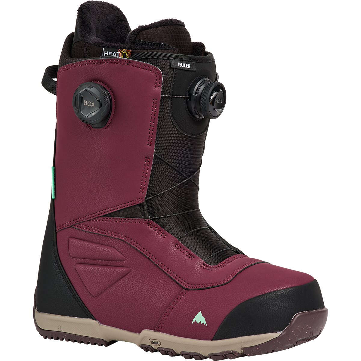 Image of Burton Ruler Boa Snowboard Boot - 2027 - Men's Rum Raisin, 10.0