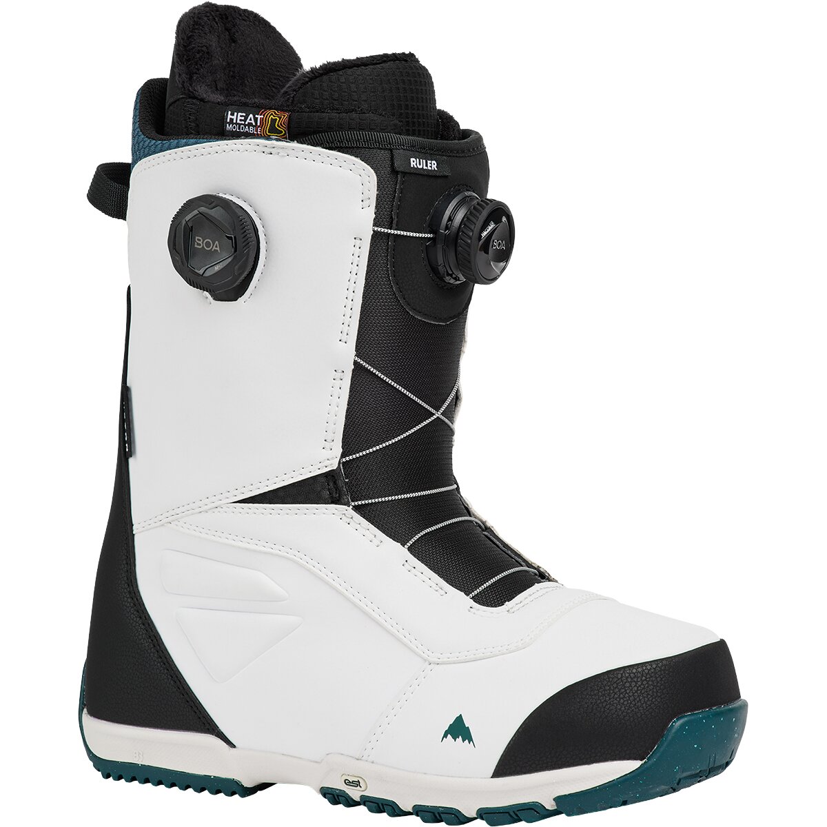 Image of Burton Ruler Boa Snowboard Boot - 2027 - Men's White, 12.0