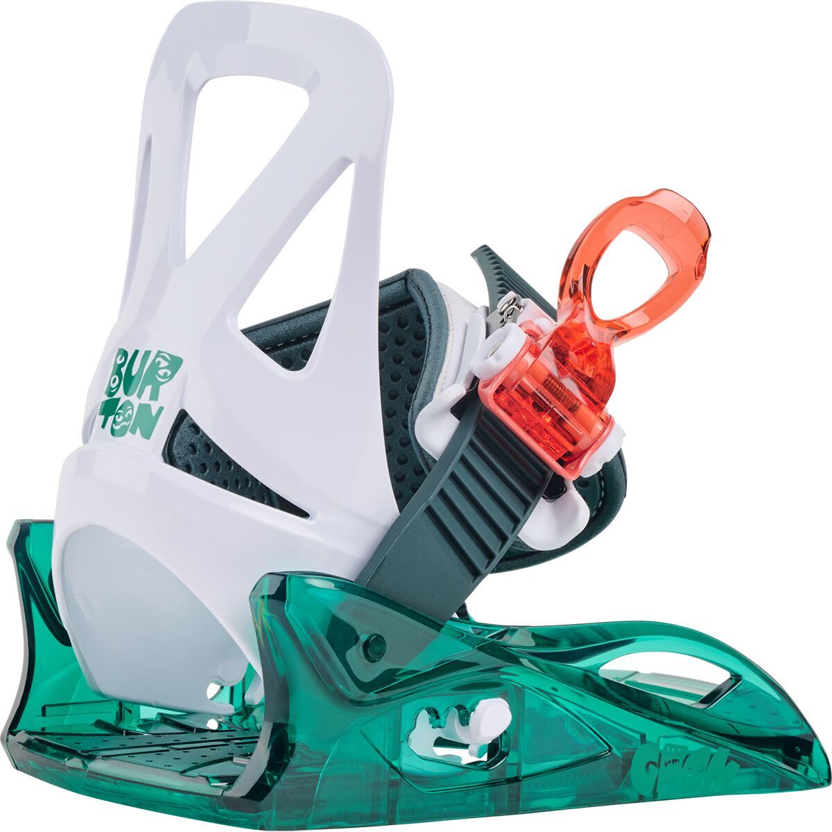 Image of Burton Mini Grom Disc Snowboard Binding - 2026 - Kids' Green/Multi, S