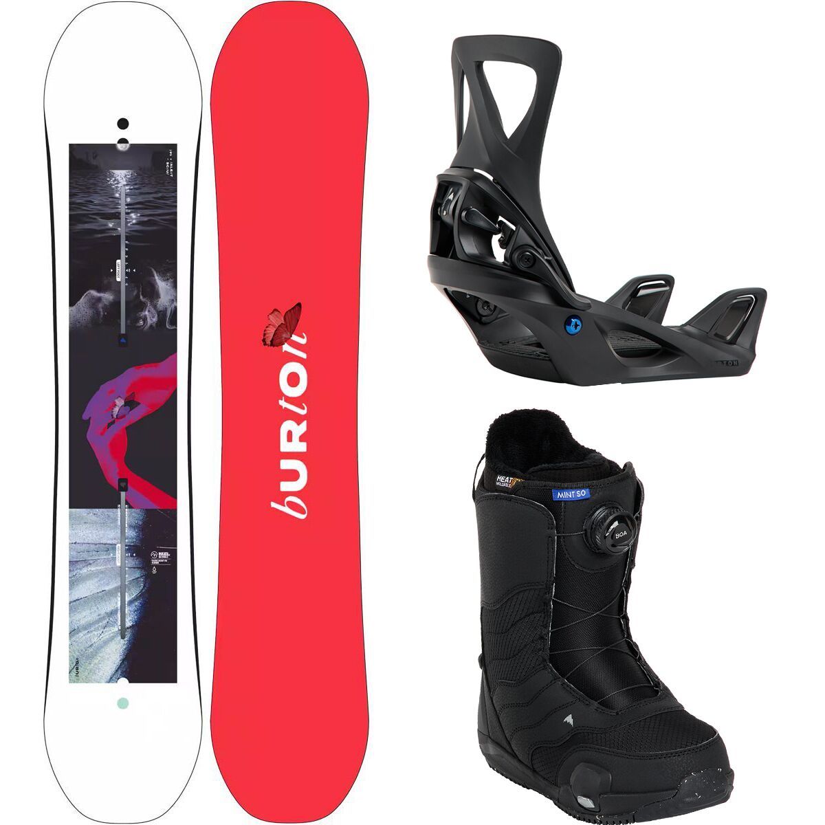 Burton Talent Scout Snowboard + Step On Package - Women's - Snowboard