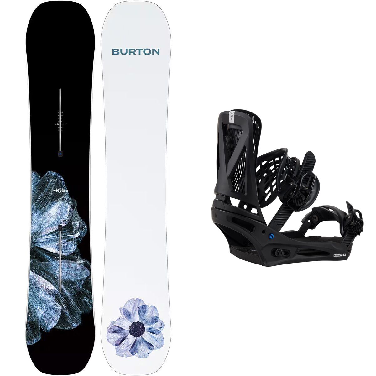 Burton Burton Process Snowboard + Genesis Re:Flex Binding One Color/Black, 159cm, S
