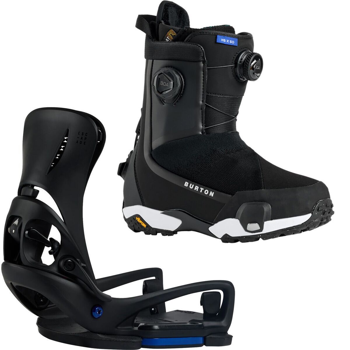 Image of Burton Highshot X Step On Boot + Step On Escapade EST Binding Black, Black, 8.5/M