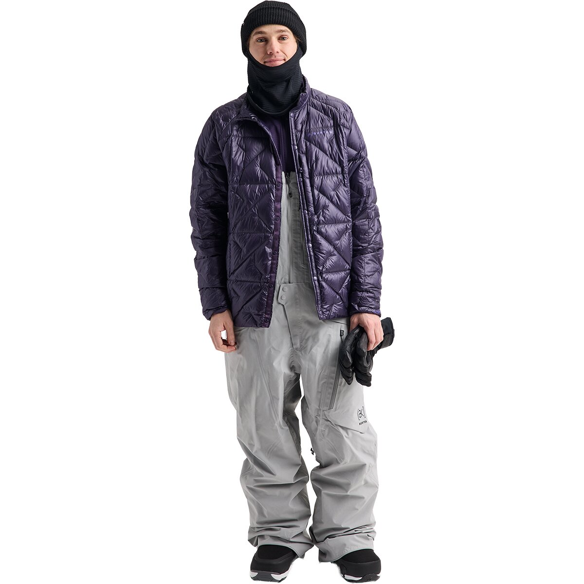 Image of Burton AK Cyclic GORE-TEX 2L Bib Pant - Men's Apparition Gray, S/Reg