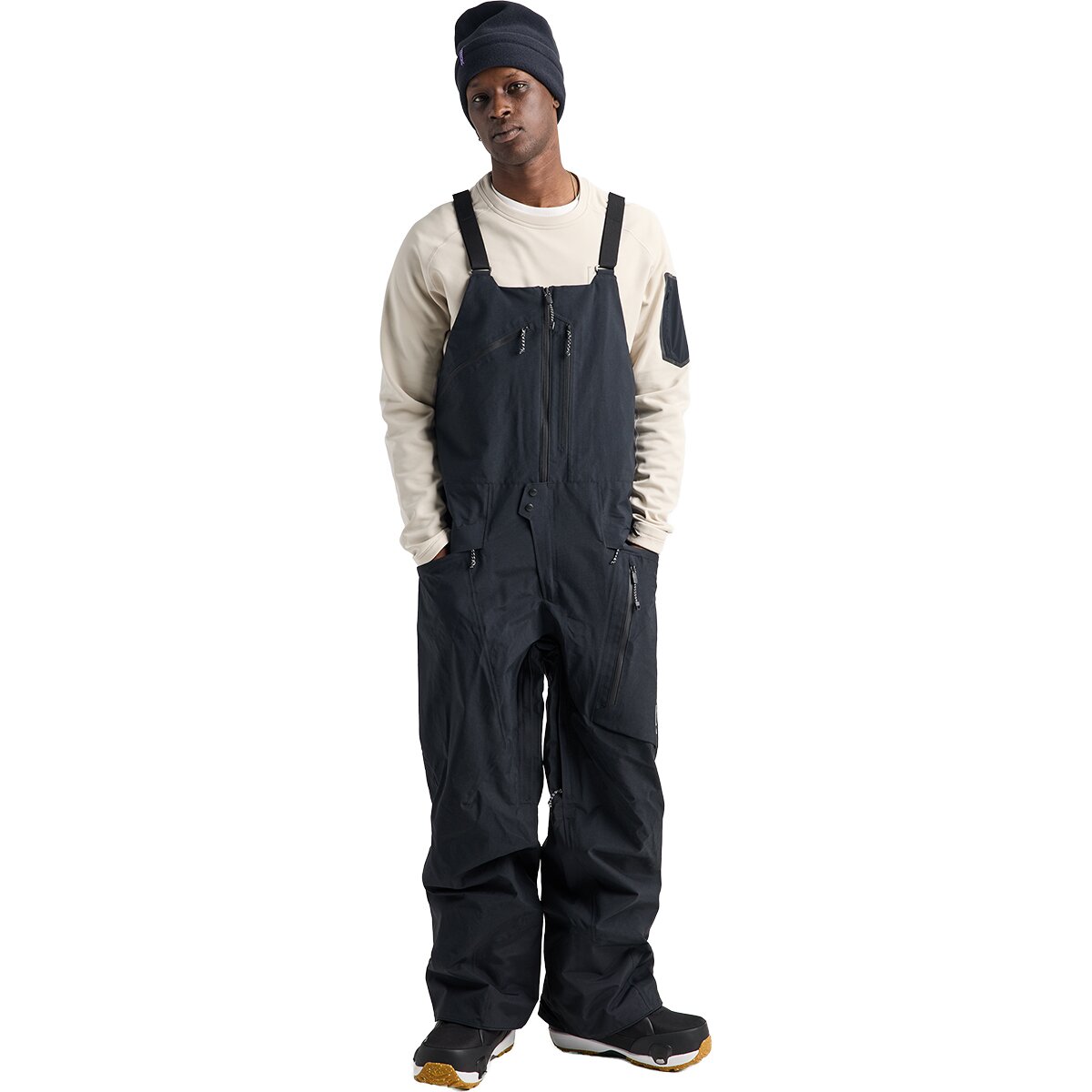 Image of Burton AK Cyclic GORE-TEX 2L Bib Pant - Men's True Black, L/Reg