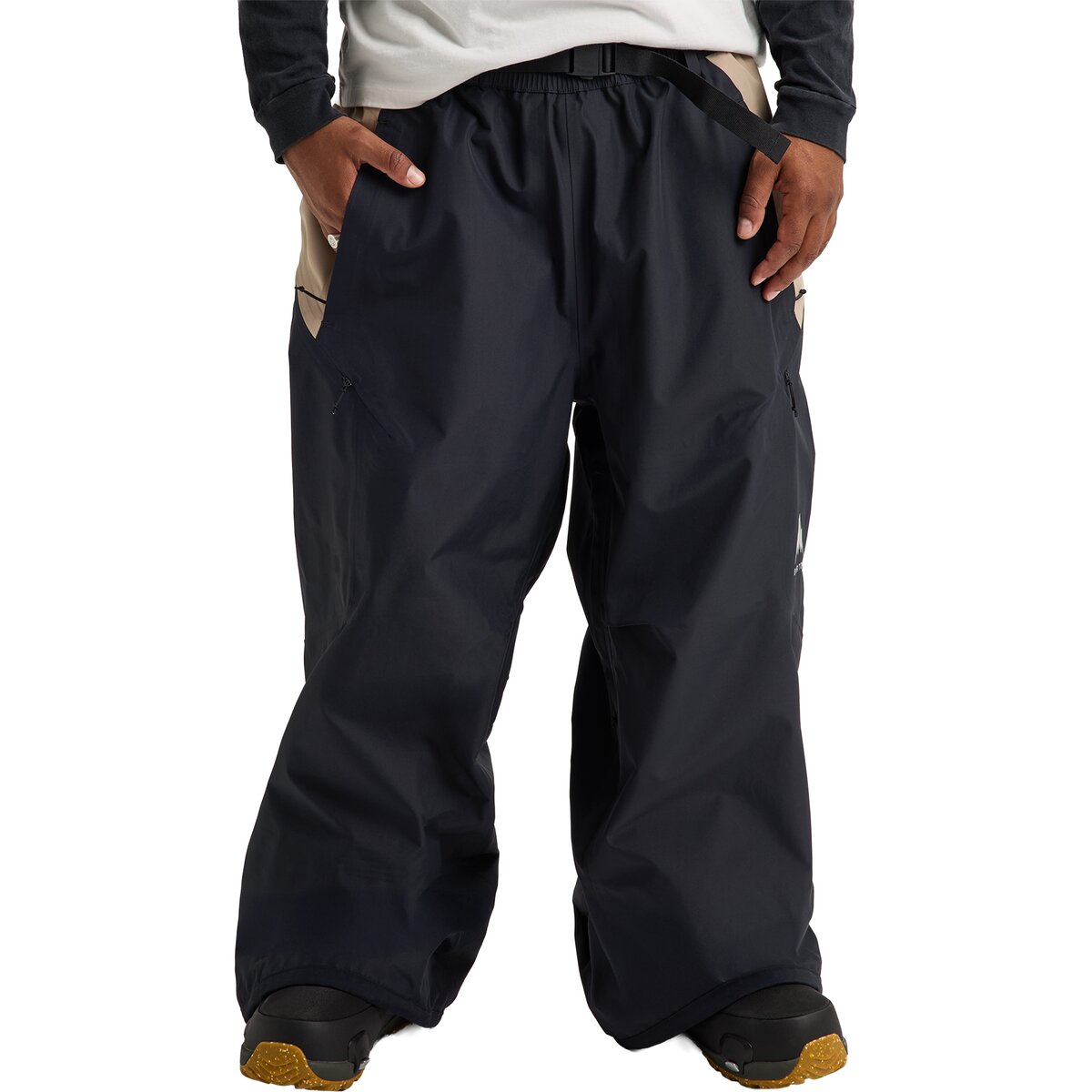 Image of Burton Futuretrust 3L Pants - Men's True Black/Summit Taupe, S
