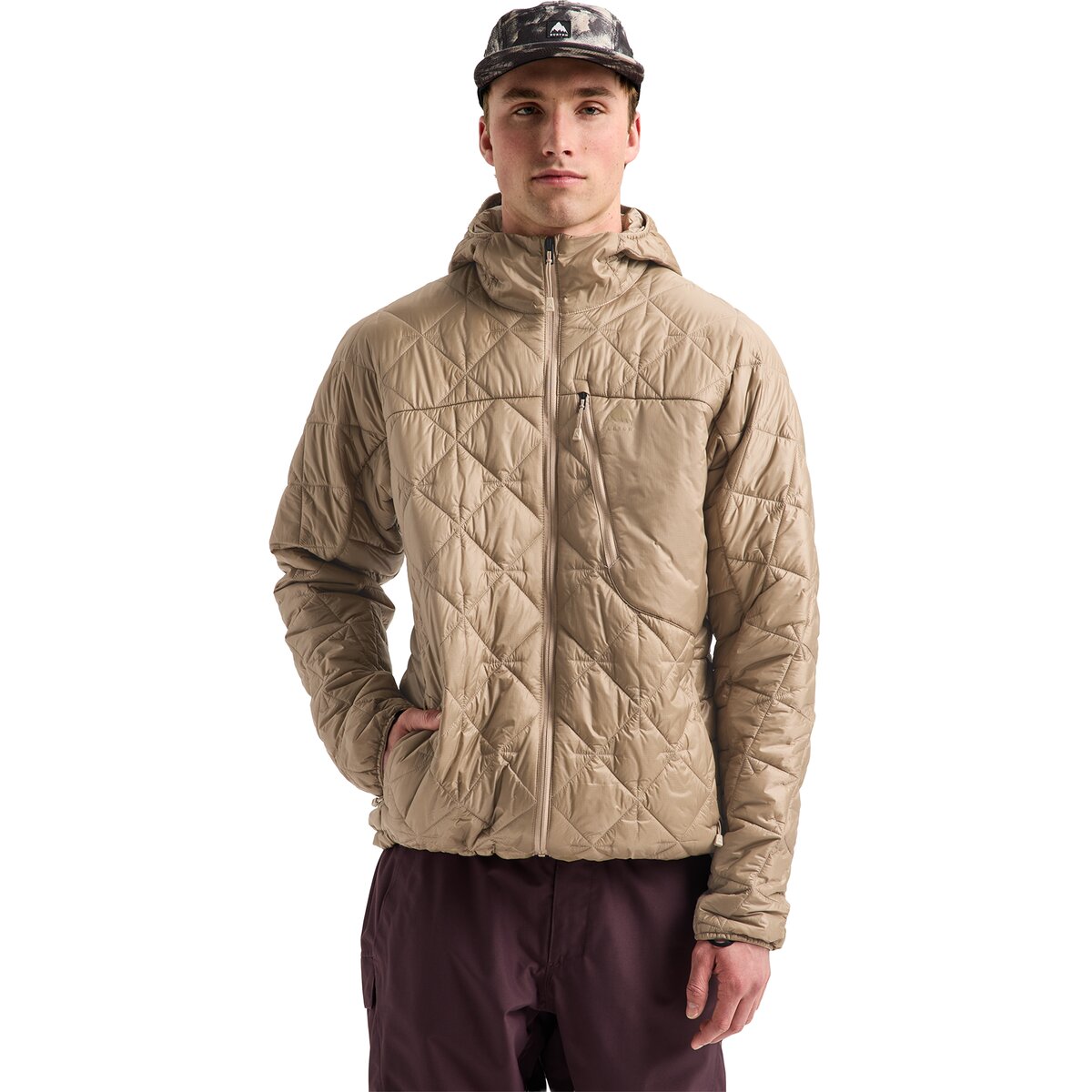 Image of Burton Reserve Synthetic Insulated Hooded Jacket - Men's Summit Taupe, XL