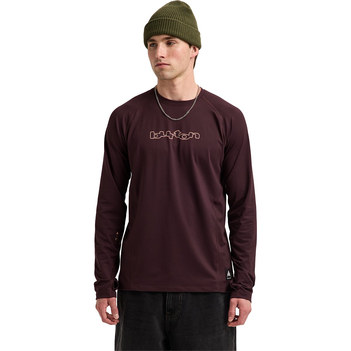 Image of Burton Synthetic Midweight Baselayer Crew Top - Men's Bear Hug Brown, L