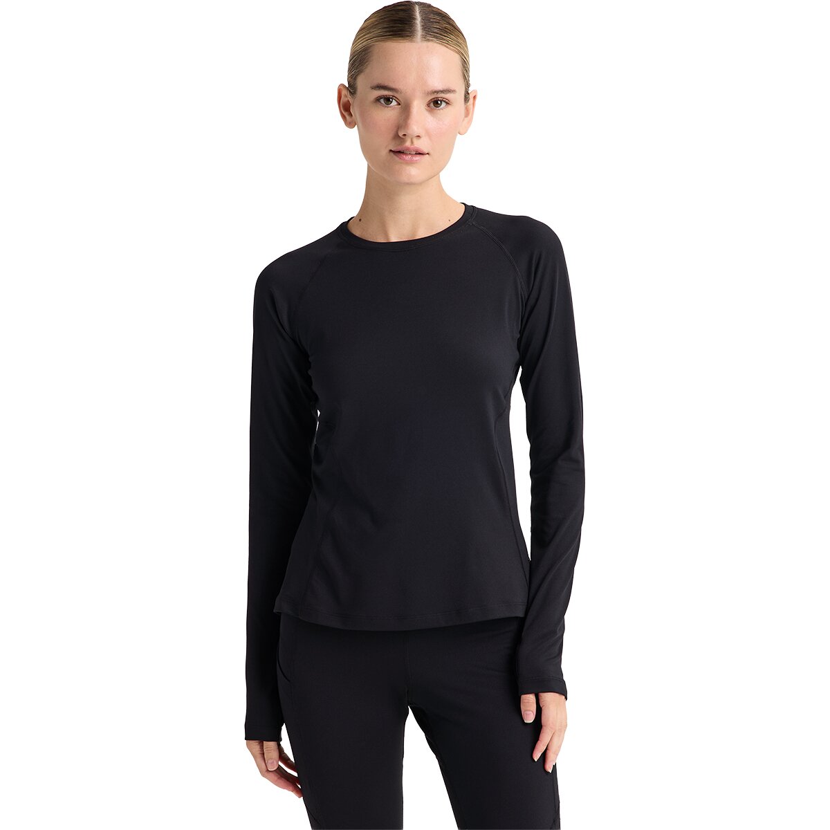 Image of Burton Synthetic Midweight Base Layer Crew Top - Women's True Black, XS