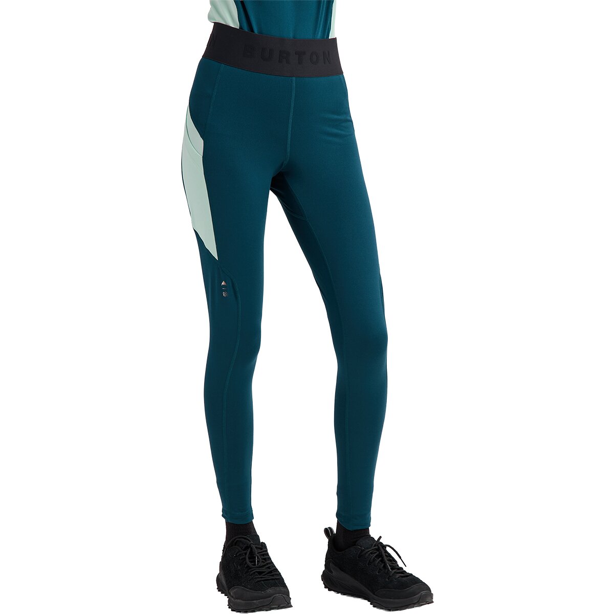 Image of Burton Synthetic Midweight Base Layer Pant - Women's Atlantic Teal/Spring Frost, XS