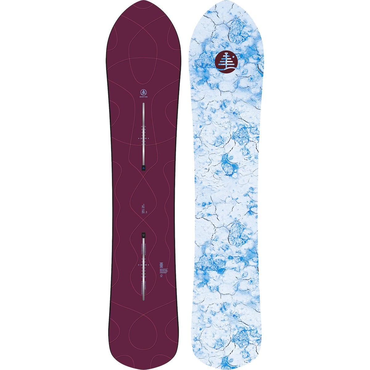 Burton Family Tree Sketch Artist Camber Snowboard - 2027 Wind, 155cm