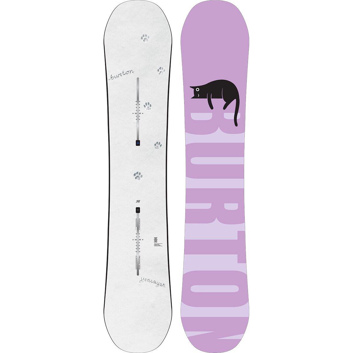 Image of Burton Yeasayer Flying V Snowboard - 2027 - Women's Paws, 140cm