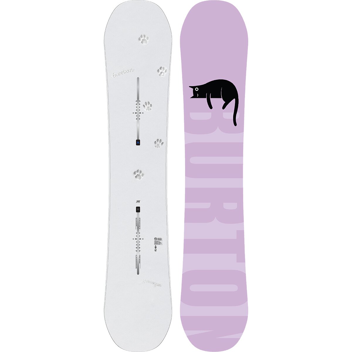 Image of Burton Yeasayer Snowboard - 2027 - Women's Paws, 152cm